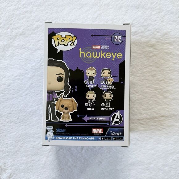 Funko Pop! TV Marvel: Hawkeye - Kate Bishop with Lucky The Pizza Dog #1212 - Picture 3 of 6